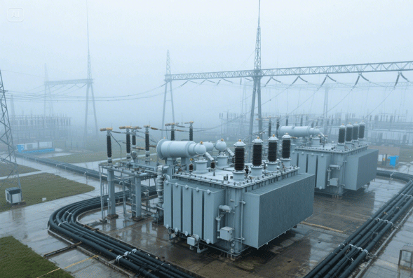 电网与变压器 شبكة الطاقة والمحول