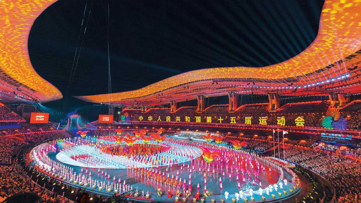 Pearl Electric transformers supplying power for the 15th National Games venue محولات بيرل اليكتريك تزود الطاقة لمكان انعقاد دورة الألعاب الوطنية الخامسة عشرة