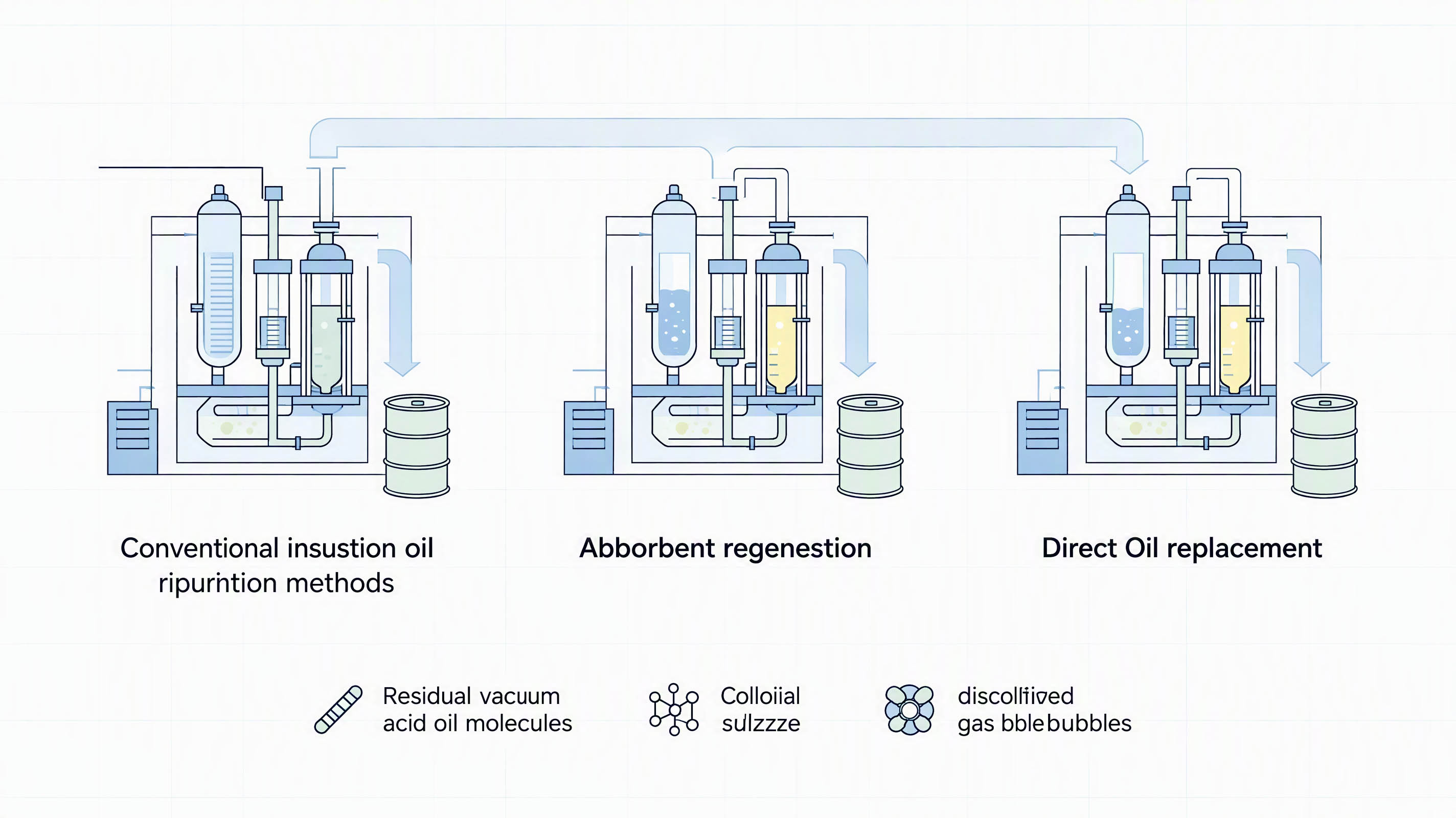 Traditional Purification Technology for Transformer Insulating Oil تكنولوجيا التنقية التقليدية للزيوت العازلة للمحولات