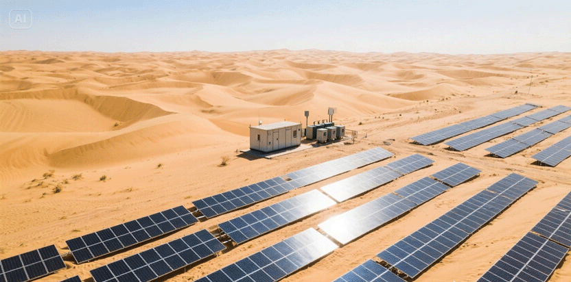 Photovoltaic solar panels and compact substations, photovoltaic inverters الألواح الشمسية الكهروضوئية والمحطات الفرعية المدمجة ، العاكسات الكهروضوئية