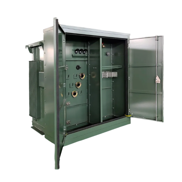 3000KVA 13.8-0.415KV محول طاقة مثبت على الوسادة الأمامية الميتة